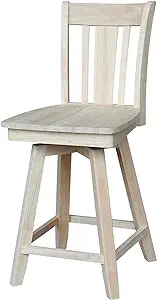 I Counter Stool, 24&quot;, Unfinished - $265.99
