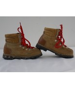 Vintage Kinney Shoes Colorado Hiking Boots Women&#39;s 5 Brown Leather Red L... - $822.99 MXN