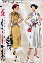 Vintage 1940&#39;s Misses&#39; DRESS Pattern 4175-s Size 16 - £11.00 GBP