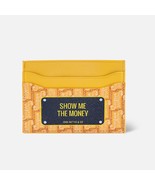 John Hatter SHOW ME THE MONEY Card Holder, Monochrome Canvas &amp; Leather W... - $34.50