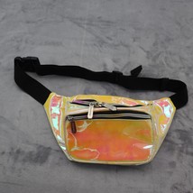 SoJourner Bag Womens Adjustable Gold Pink Holographic Fanny Crossbody Waist Pack - £15.89 GBP