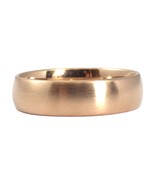 Coffee Copper Ring Cool Stainless Steel Anniversary Wedding Band 6mm Siz... - £12.50 GBP