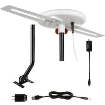 Tablo Compatible HDTV Antenna Omni-directional 4K Amplified w/ Mounting Set - £49.04 GBP
