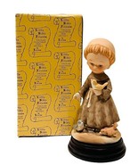 Little Bible Friends Figurine 1980 Enesco vtg NIB box Lucas signed St Fr... - £31.69 GBP