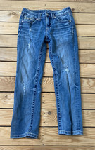 Miss Me Women’s Boyfriend Capri Jeans Size 25 In a Medium Blue Wash F3 - £18.69 GBP