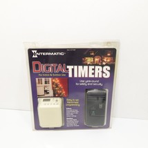 Intermatic Indoor Oudoor Digital Timer Heavy Duty 24 Hr Program DT11C New - $23.39