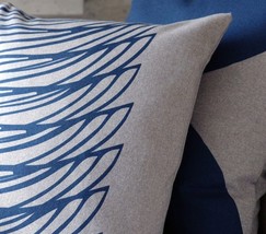 Pillow Decor - Kukamuka Luonto Meri Blue Throw Pillow 19x19 - £49.36 GBP