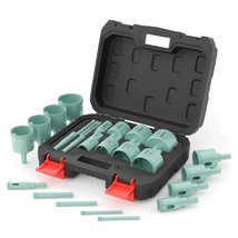 Csoom Diamond Hole Saw Kit - 13 Piece, Brazed Hollow Tile Core Drill Bit, Etc. - £35.66 GBP