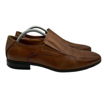 Aldo Brown Leather Slip On Dress Shoes Loafers Pointed Mens Size 10.5 - £35.04 GBP