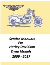 2009 - 2017 Harley Davidson Dyna Models Service Manual - £18.97 GBP