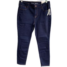 Old Navy Rockstar Women’s Super Skinny Jeans Sz 12 Short Dark Rinse Mid ... - $15.29