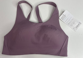 NWT $69 Athleta advance sprint Sports bra Size 32C Purple X3 - $25.83