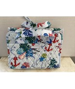 VERA BRADLEY Hanging Organizer Cosmetic Case Blue Anchors Aweigh Turtle ... - £37.54 GBP