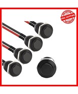 5PC 12mm Waterproof Momentary Push Button Switch - Durable Aluminum Alloy - $402.41 MXN