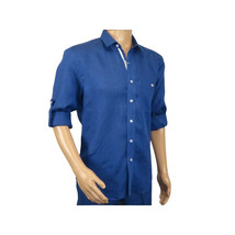Men INSERCH premium Soft Linen Breathable 2pc Walking Leisure suit LS29116 Royal image 4