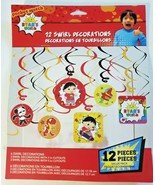 RYAN&#39;S WORLD Birthday Party 12 Pieces Swirl Decorations - Free Shipping - £8.68 GBP