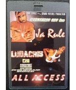 JA RULE / LUDACRIS - ORIGINAL TOUR CONCERT LAMINATE BACKSTAGE PASS - $27.38 CAD