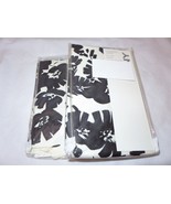 2 DKNY WILDFLOWER FIELD Standard Shams Black Ivory - $57.55