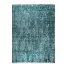 EORC DO25GN9X12 Hand-Knotted Wool Moroccan Rug, 9&#39; x 12&#39;, Green - £1,547.64 GBP