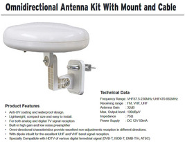 Omnidirectional Antenna Kit - £47.95 GBP