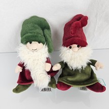 2-NWT Jellycat Noel &amp; Rudy Nisse Gnome Christmas Stuffed Plush Holiday Gnome - £50.55 GBP