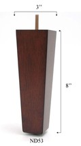 8&quot; Height  Wood Furniture Legs  Sofa, Chair Ottoman Feet  ( Set of 4 ) - $635.25 MXN