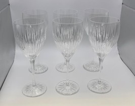 Set of 6 Villeroy &amp; Boch Crystal LUGANO Claret Wine Glasses - $299.99