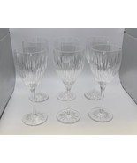 Set of 6 Villeroy &amp; Boch Crystal LUGANO Claret Wine Glasses - $299.99