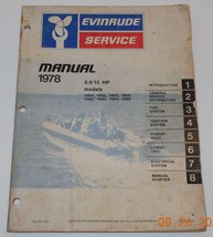 1978 OMC Evinrude outboard factory service manual 5394 9.9 / 15 hp model - £58.17 GBP