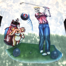 Vintage 1994 Grateful Dead GDM Golfer w/ Bear Tour T-Shirt Sz L Anvil USA - £143.75 GBP