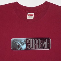 SUPREME T-SHIRT ~ MILES DAVIS ~ Sz L / LARGE ~ GOOD, USED ~ CARDINAL ~ f... - $49.45