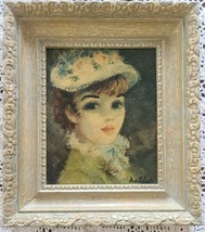 Vintage 1950&#39;s ~ Huldah ~ &quot;Suzanne&quot; ~ Framed Print ~ 10&quot; x 11&quot; - £35.87 GBP