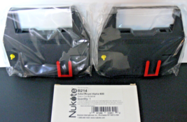 Typewriter Ribbon Adler/Royal Nukote Alpha 600 Reorder Number B214 Lot Of 2 - €5,90 EUR