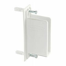 Rubbermaid Direct Mount Non-Adjustable Free Slide Wall Bracket  White - $7.95