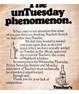 1970 Teacher&#39;s Scotch Whisky Advertisement Vintage Distillery Liquor F15P - $33.94 CAD