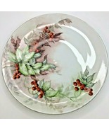 10&quot; Hand Painted Plate Berries Signed Mabel Sinclair 1954 V Germany - £50.29 GBP