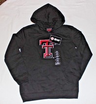 Nwt Youth Size - Ncaa Texas Tech Pullover Hoodie Black Red Embroidered Logo - £15.73 GBP