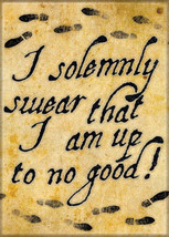Harry Potter I Solemnly Swear That I Am Up To No Good Refrigerator Magnet NEW - $3.99