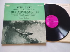 Schubert Trout Quintet D 667 Festival Quartet Sankey - LP 12&quot; Vinyl VG/V... - $17.79