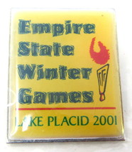 2001 Empire State Games Clutch Pin MV Torch White New York NY US Seller     #68Q - £14.77 GBP