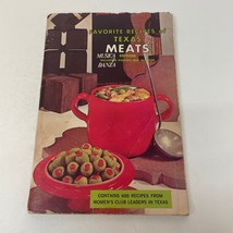 Favorite Recipes Of Texas Meats Cookbook Paperback Book Favorite Recipes Press - £12.62 GBP