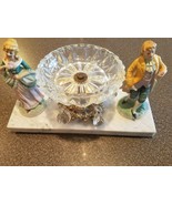 Vintage ~ Marble Base ~ Decorative Ashtray &amp; Figurines - $59.84