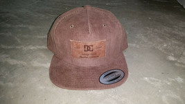 DC Baseball Cap Hat Brown Corduroy Strapback Sample The Classics Patch F... - £19.61 GBP