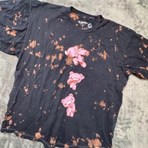Gloomy Bear Bleach Splatter T Shirt Goth Kawaii Pastel Japan Graphic - $281.01 MXN