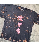Gloomy Bear Bleach Splatter T Shirt Goth Kawaii Pastel Japan Graphic - $281.01 MXN