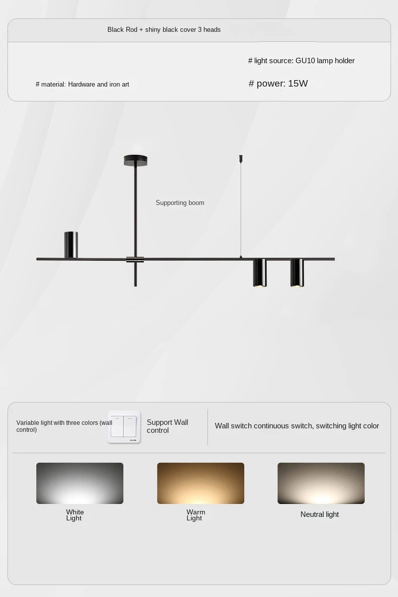 Dining Room Chandelier  Living Room Lamp Minimalist Personality Light  Creative  - £143.06 GBP