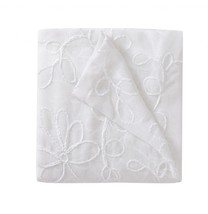 Set of Two 84&quot;  White Floral Embroidered Window Panels - $3,626.88 MXN