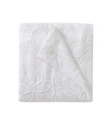 Set of Two 84&quot;  White Floral Embroidered Window Panels - $3,611.93 MXN
