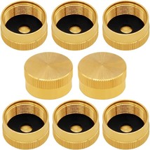 8Pcs Solid Brass Propane Bottle Caps Suitable For All 1Lb Gas Refill Tank - $35.99