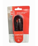 RCA Computer USB 2.0 A to B Cable 6-Feet (TPH520R) - £4.66 GBP